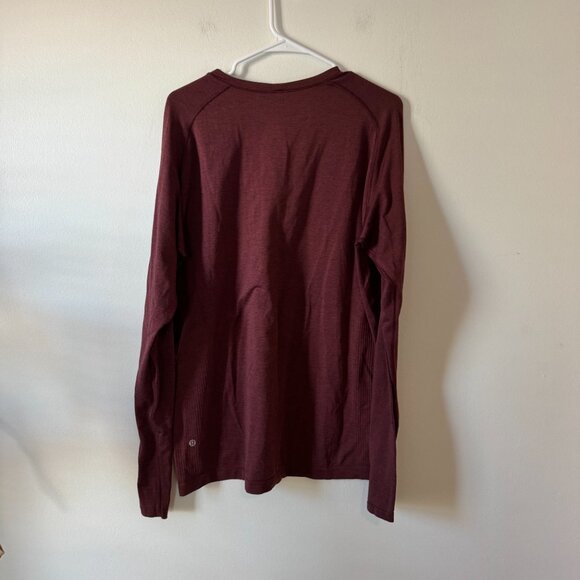 Lululemon Long Sleeve Maroon - Picture 4 of 8